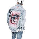 Graffiti Wall Denim Jacket